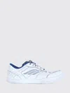 Balenciaga Hamptons Worn-out Sneakers In White And Blue In White