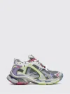 Balenciaga Runner Nylon And Mesh Sneakers In Gray