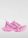 Balenciaga 3xl Distressed Canvas Chunky Trainer Sneakers In Pink