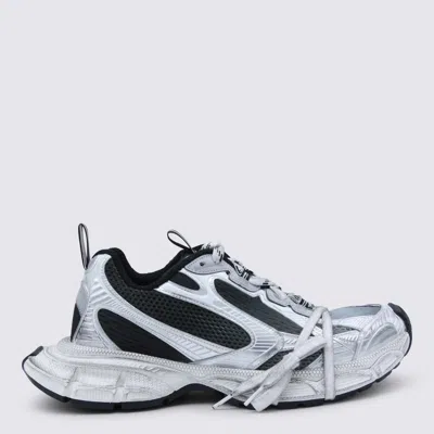 Balenciaga Multicolor Mesh And Rubber 3xl Gradient Sneakers In Gray