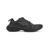 Balenciaga Monday Leather And Fabric Low-top Sneakers In Multi