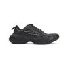 Balenciaga Monday Leather And Fabric Low-top Sneakers In Multi