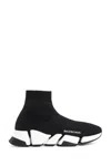 Balenciaga Technical 3d Recycled Knit Speed 2.0 Sneakers In Black