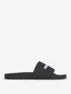 Balenciaga Pool Slide Slipper-mule In Black Polyuretan In Black