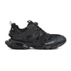 Balenciaga Track Rubber And Mesh Sneakers In Black