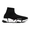 Balenciaga Technical 3d Recycled Knit Speed 2.0 Sneakers In Black