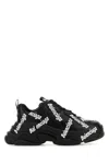 Balenciaga Triple S Logo-print Sneakers In Black