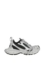 Balenciaga 3xl Worn-out Effect Gradient Sneakers In Black+grey+white