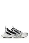 Balenciaga Men Multicolor Mesh And Rubber 3xl Gradient Sneakers In Blk/grey/white