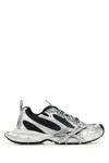 Balenciaga Men Multicolor Mesh And Rubber 3xl Gradient Sneakers In Blk/grey/white