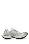 Balenciaga White And Silver Sneaker Circuit
