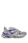 Balenciaga Runner 2 Yellow Lilac Mesh Sneakers In Multi