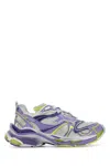 Balenciaga Purple Runner 2.0 Low Top Sneakers In Eggshelllilacyel