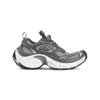 Balenciaga Grey Pink White And Black 6xl Polyurethane Sneakers In Gray