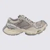 Balenciaga Men's Sneaker Stapler Beige/gray | Size 44 | 803681w3st4 In Grey