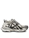 Balenciaga Multicolor Runner Sneakers In Grey/white/black