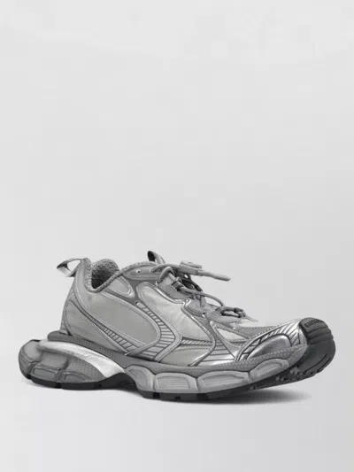 Balenciaga Sneakers Low Profile Pull Tab Reflective Outsole In Gray