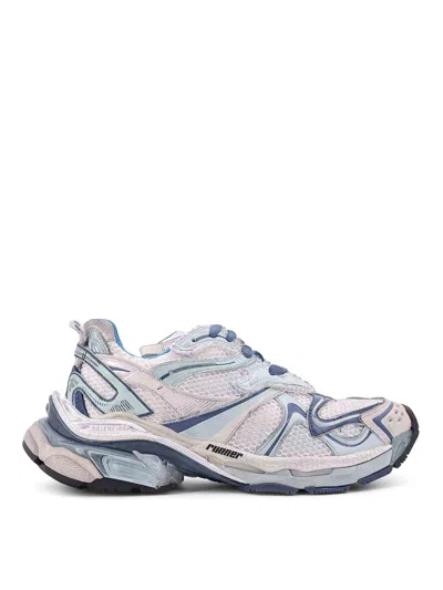 Balenciaga Sneakers Low-top Runner 2 In Mesh In Multi
