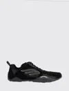 Balenciaga Black Canvas And Corduroy Monday Ultra Sneakers In Black