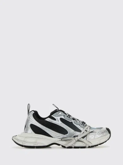 Balenciaga Multicolor Mesh And Rubber 3xl Gradient Sneakers In Gray