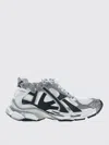 Balenciaga Runner Sneakers With Mesh Panels And Rubber Sole In Multi