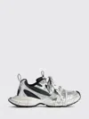 Balenciaga 3xl White Low Top Sneakers With Logo Detail In Tech Fabric Man In Multi