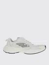 Balenciaga Monday White Low Top Sneakers With Logo Detail And Embossed Size On The Rear In Leather And Fabric M In White