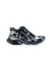 Balenciaga Lace-up Metallic Trainers In Multi