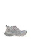 Balenciaga Sneaker Runner White Blue Pink Brown In Multicolour