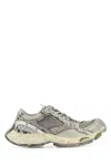 Balenciaga Women Multicolor Synthetic Leather And Mesh Stapler Sneakers In Multicoloured