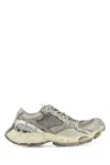 Balenciaga Women Multicolor Synthetic Leather And Mesh Stapler Sneakers In Multicoloured
