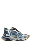 Balenciaga Multicolor Mesh And Rubber Runner Sneakers In Multicoloured