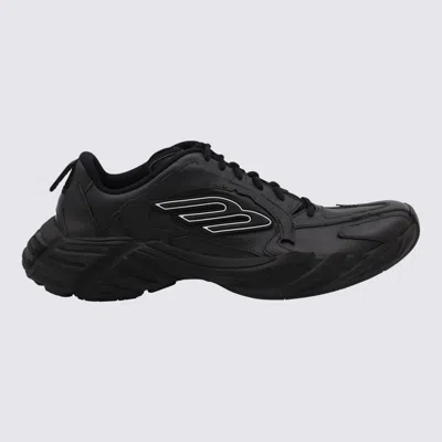 BALENCIAGA BALENCIAGA BLACK LEATHER MONDAY SNEAKERS