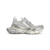Balenciaga Low Top Sneakers Mesh Upper In Neutral