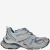 Balenciaga Men Runner 2 Sneakers In White/silver/grey