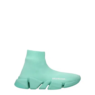 Balenciaga Sneakers Speed 2.0 Women Fabric Green/mint