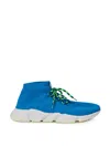 Balenciaga Chic Blue Cotton Sneakers For Trend-setters