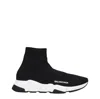 Balenciaga Speed 2.0 Logo-print Glittered Stretch-knit High-top Sneakers
