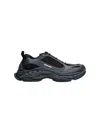 Balenciaga Black Polyester Athletic Sneakers In Multi