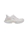 Balenciaga Triple S.2 Gandient Mesh And Nylon Inserts With Used-effect In Multi