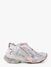 Balenciaga Sneaker Runner White Blue Pink Brown In White