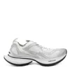 Balenciaga White And Silver Sneaker Circuit In White