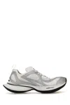 Balenciaga White And Silver Sneaker Circuit In White