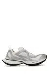 Balenciaga White And Silver Sneaker Circuit In White