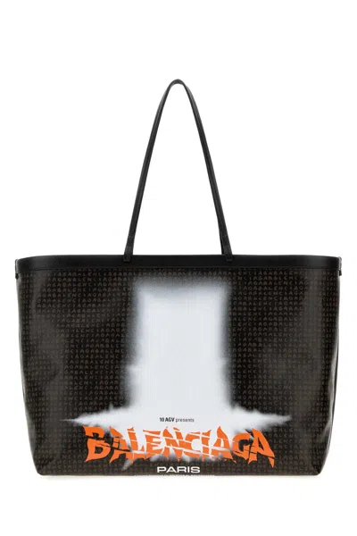 Balenciaga Snob Tote L In Blckdroran