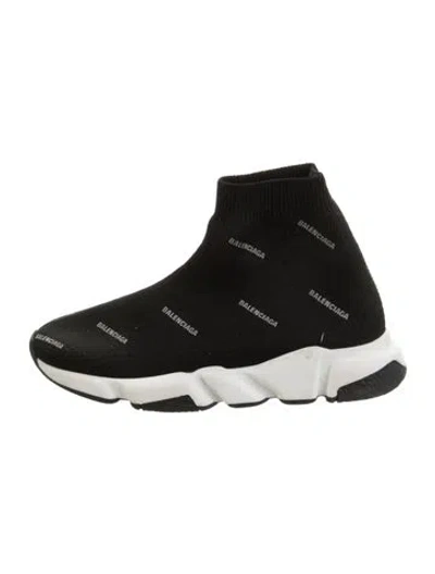 Pre-owned Balenciaga Babies' Sock Sneakers In Black