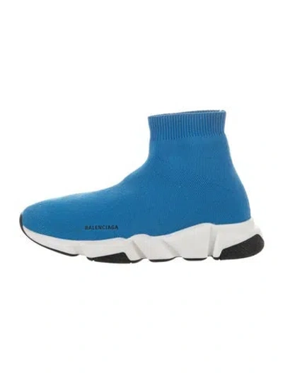 Pre-owned Balenciaga Babies' Sock Sneakers In Blue