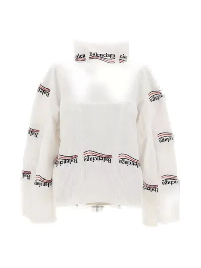 Balenciaga Socks Jumper In White