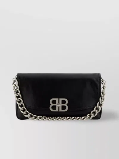 BALENCIAGA SOFT FLAP BAG CHAIN STRAP