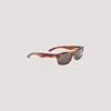 Balenciaga Soho Rectangle Sunglasses In Brown